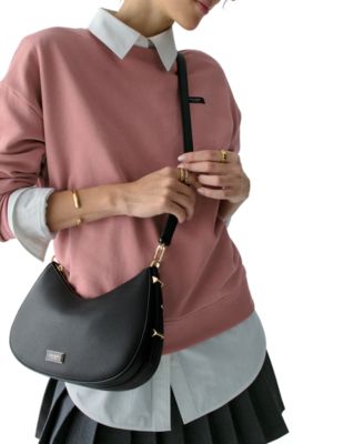 Liv Medium Pebbled Leather Convertible Shoulder Bag