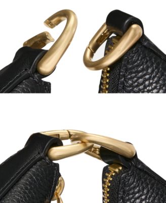 Duo Medium Pebbled Leather Crossbody Bag