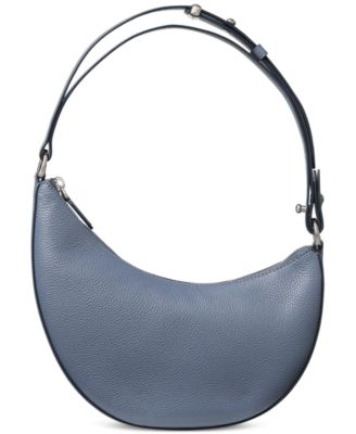 Duo Small Pebbled Leather Crossbody Bag