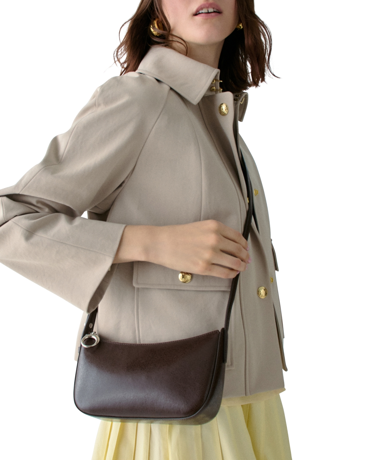 Kate Spade Halo Small Crossbody Bag In Brown
