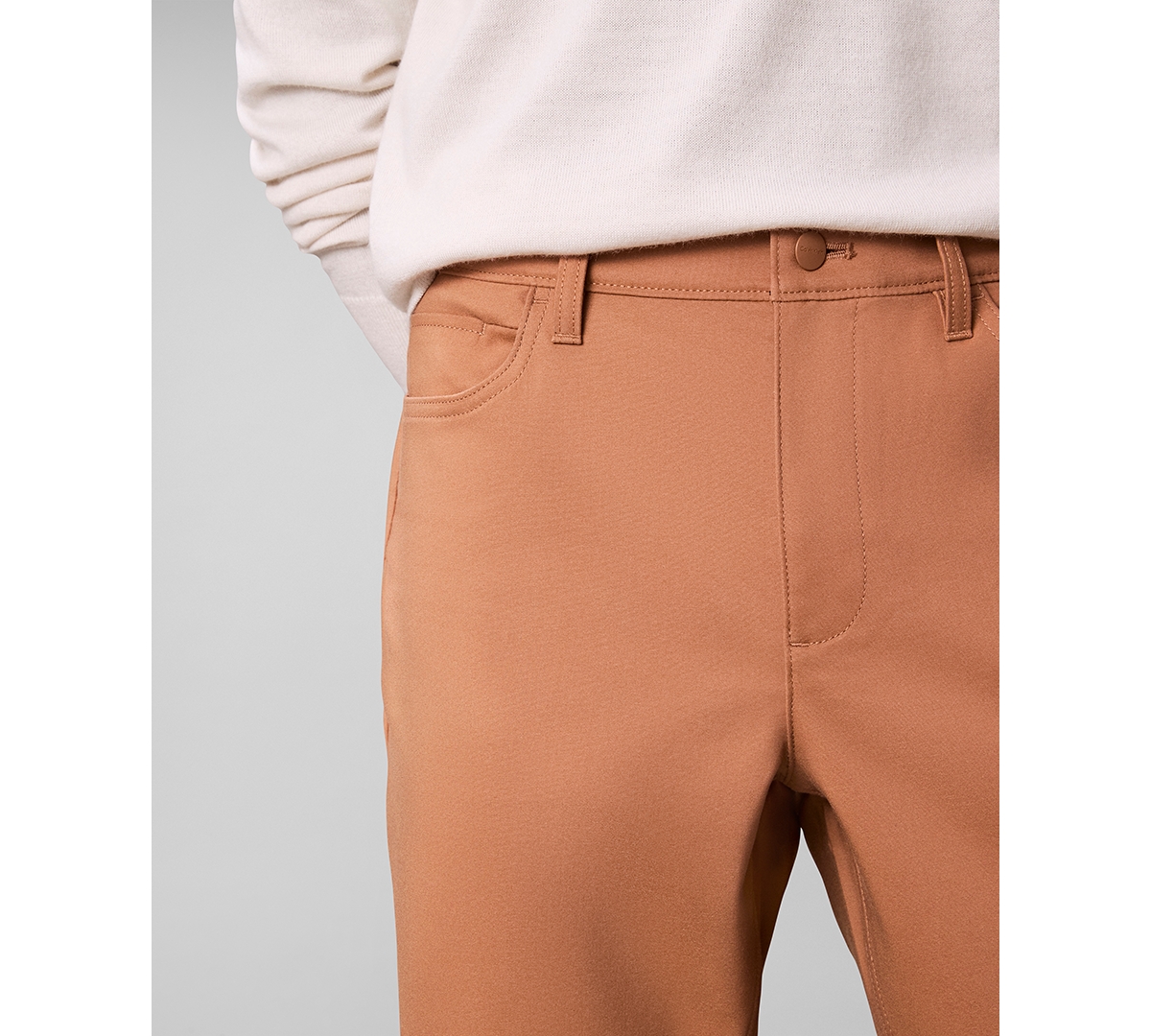 Calvin Klein Men's Ck Move 365 Slim-fit Performance Stretch Pants In Brown