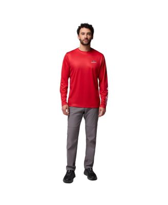 Men's Red Georgia Bulldogs PHG Terminal Shot Long Sleeve T-Shirt