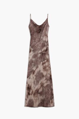 Women's Long gradient strap dress