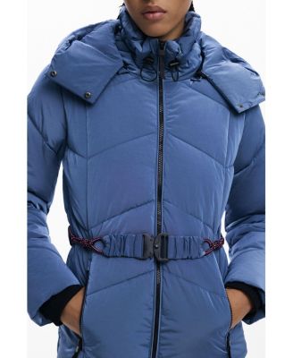 Women's Short iridescent padded coat