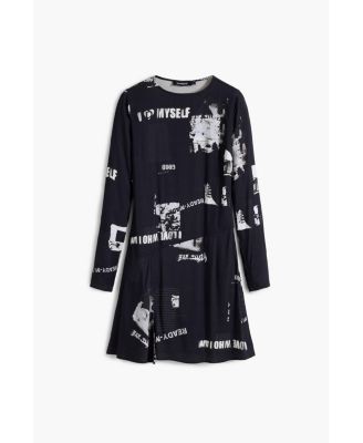 Women's Short newspaper dress