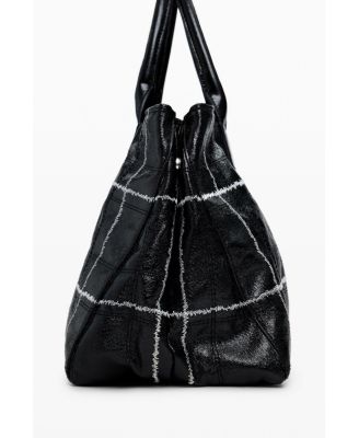 Women's Medium shiny shopper bag