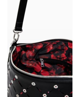 Women's Medium cut-out faux leather bag