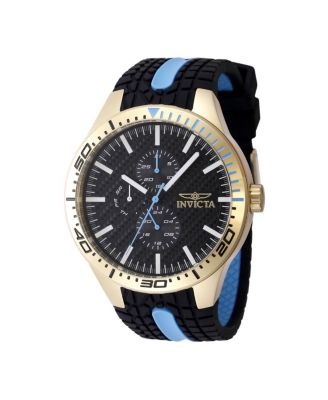 Men's 48874 Invicta Racing Quartz Chronograph Black Dial Watch