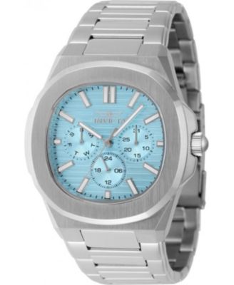 Men's 48328 Speedway Quartz 3 Hand Light Blue Dial Watch
