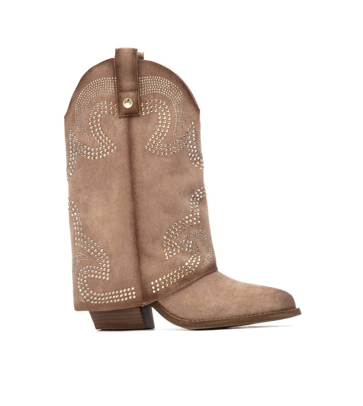 Xti Women's Suede Foldover Booties By