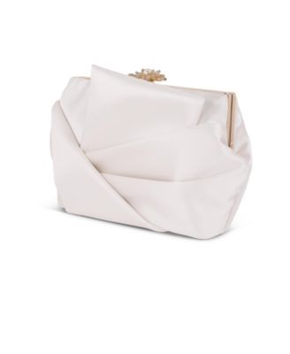 Woman's Caroline Satin Origami Pouch Clutch