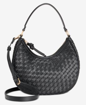On 34th Woven Crossbody Hobo, Exclusively at Macy's - Macy's