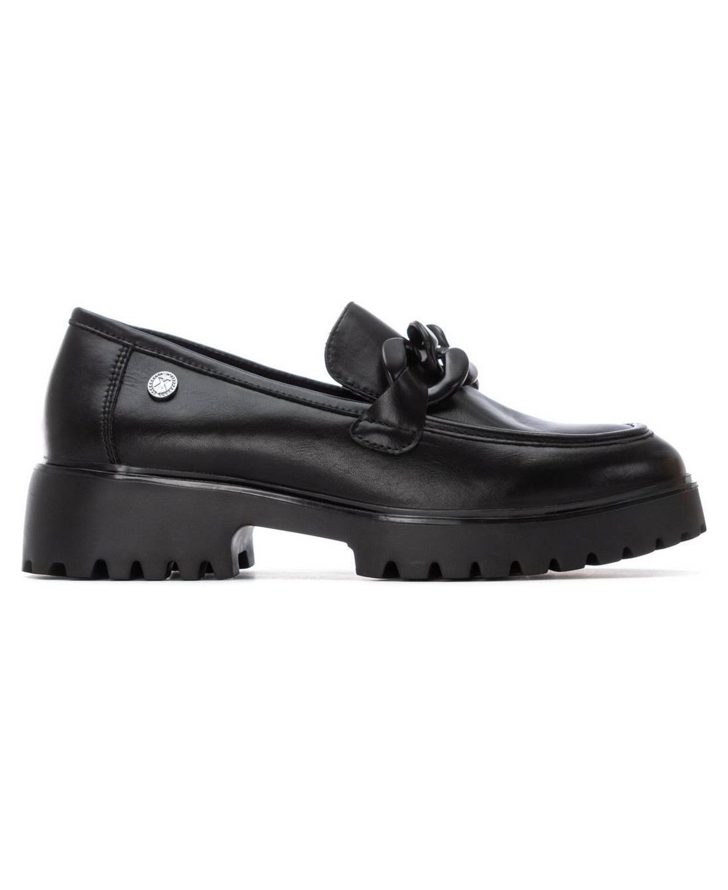 Женские туфли XTI Casual Low Heel Penny Loafer, цвет: Чёрный — фото 2