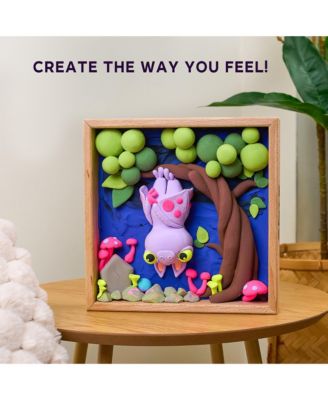 OKTO Air-Dry Clay Little Worlds – Bat — Foam Air-Dry (8.3 x 8.3 in)