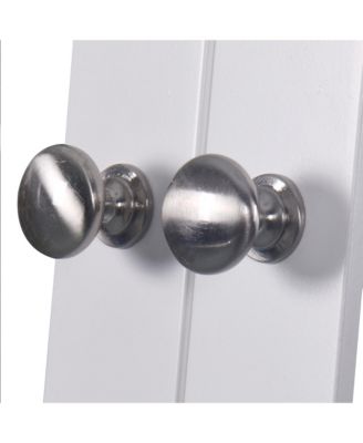 Wall Mounted Bathroom Cabinet with 2 Mirror Doors and Adjustable Shelf