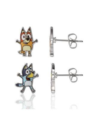 4-Pack Stud Earrings Set - Character Jewelry Gift for Kids