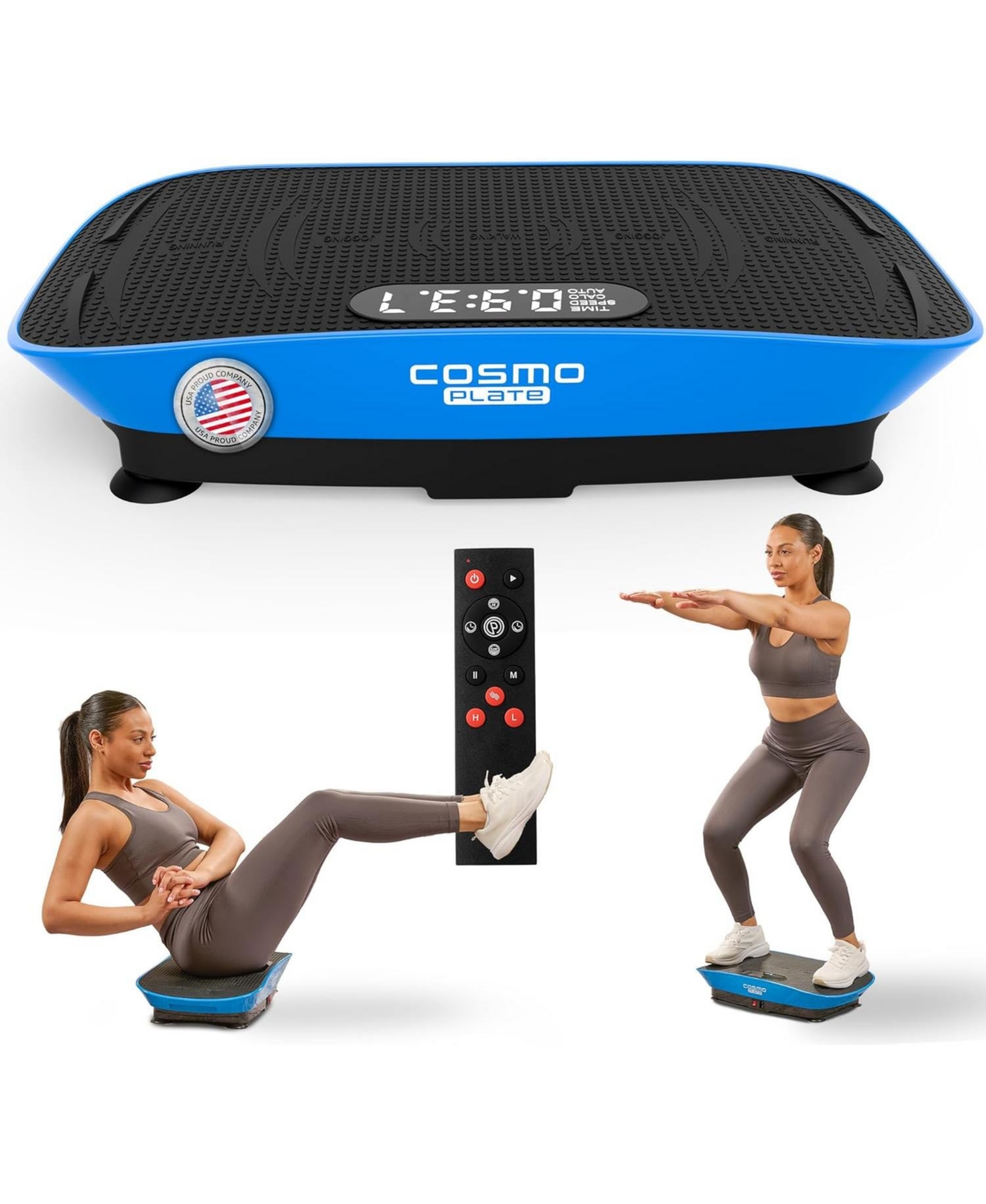 Lifepro Vibration Plate with Auto Start & Bluetooth Speaker – Whole Body Workout Platform for Lymphatic Support & Muscle Toning