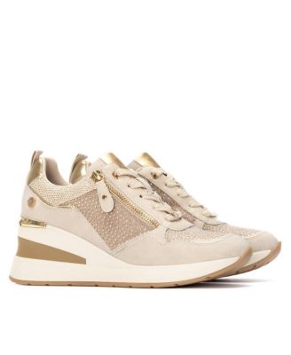 Women's Suede Wedge Sneakers By XTI