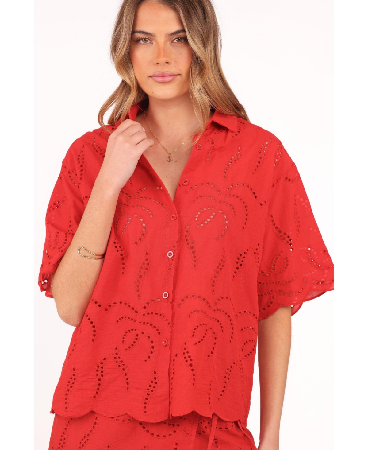 Petal and Pup Gallie Skirt Set - Red Xl