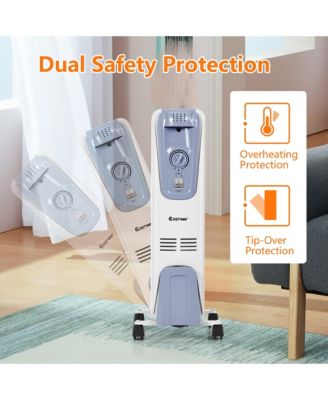 1500W Electric Oil Filled Radiator Space Heater