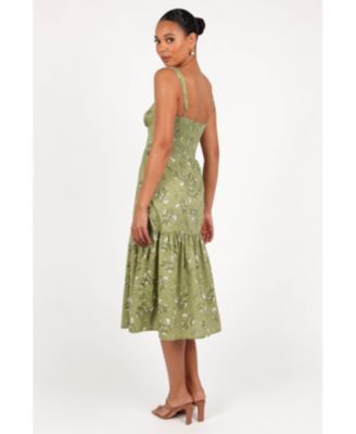 Women's Paisley Midi Dress