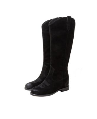 TRACY Women's Knee High Casual Hidden Wedge Boot