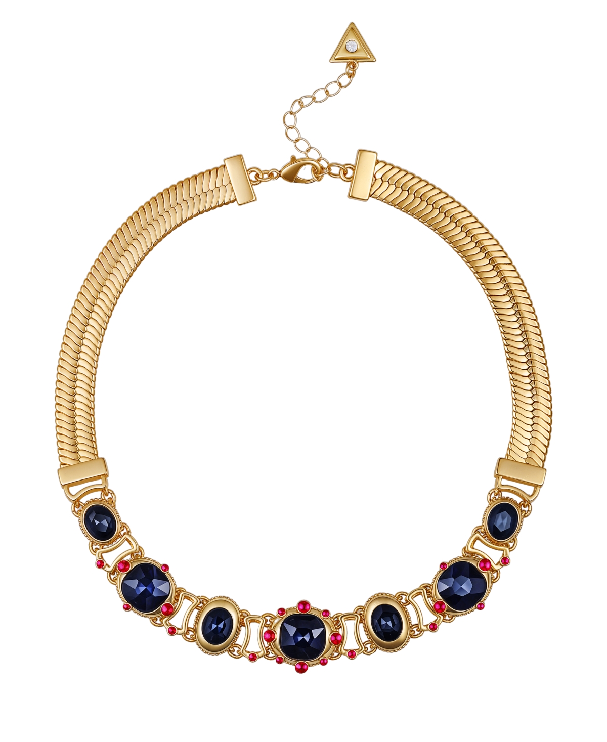 Guess Glass Stone Gold-Tone Necklace