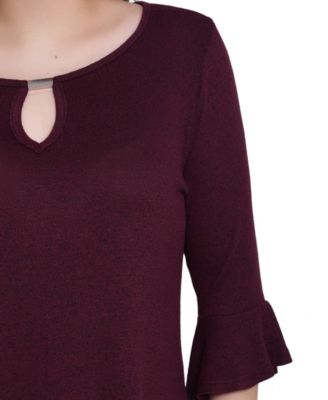 Petite Bell Sleeve Top