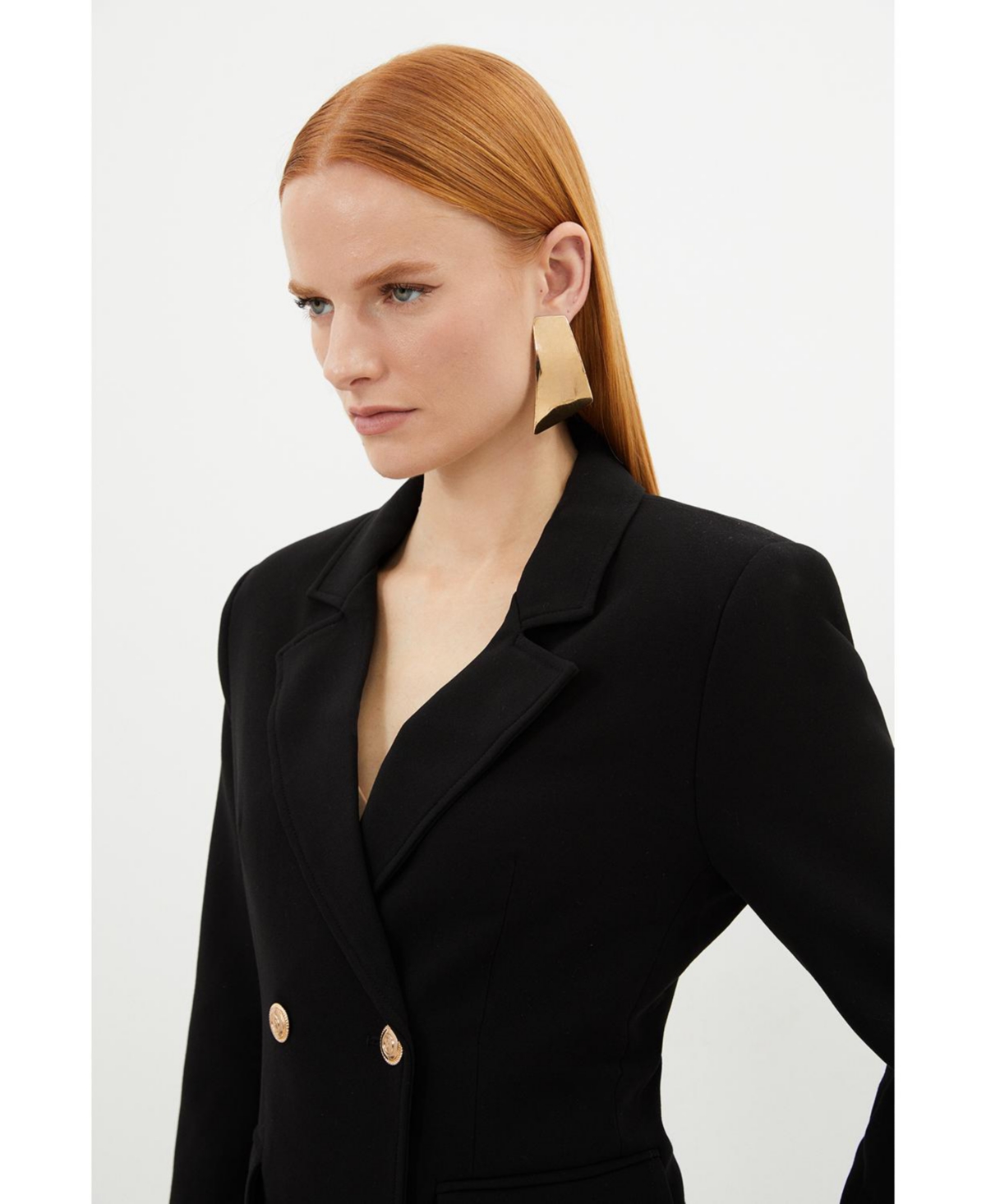 Karen Millen Women's Tailored Doubled Breasted Blazer