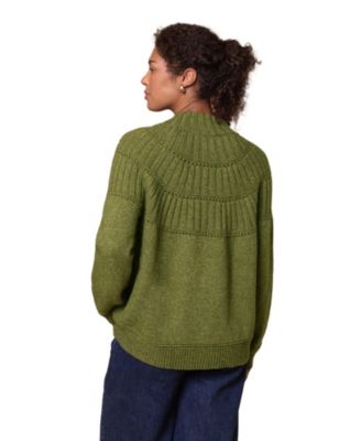Women's Textured Yoke Sweater