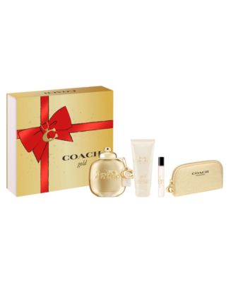 COACH 4-Pc. Gold Parfum Fragrance Set - Macy's