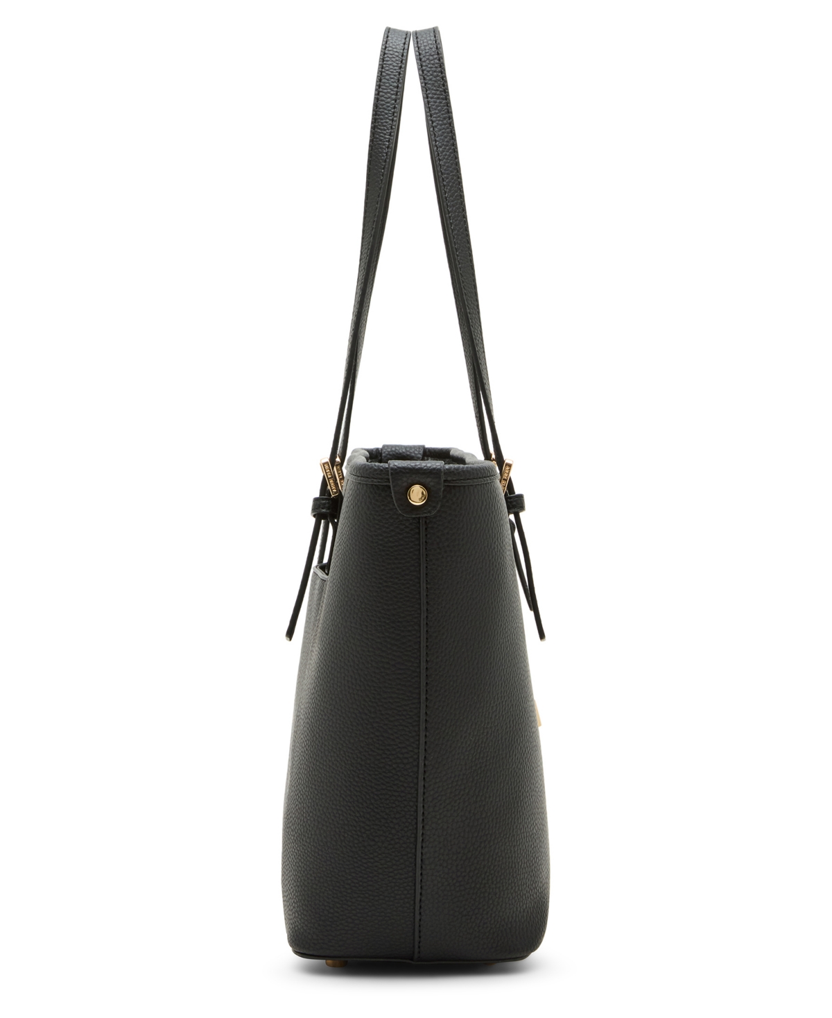 Anne Klein Double Strap Medium Perfect Tote Bag In Black
