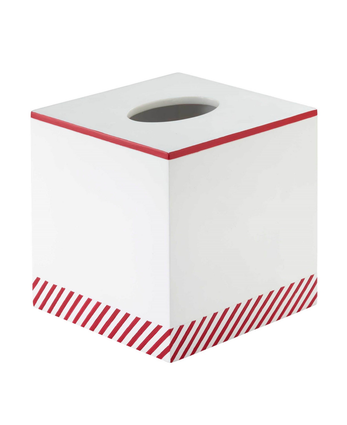 Avanti Peppermint Nutcracker Resin Tissue Cover In Multi