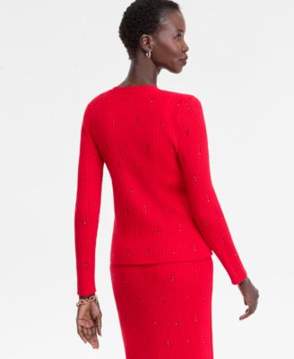 Women's Embellished Cardigan, Macy's Exclusive
