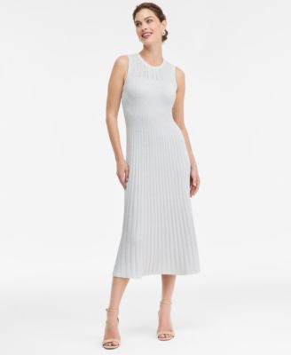 I.N.C. International Concepts - Women's Sleeveless Metallic Sweater Dress