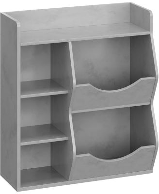 Toy Storage Shelf and Multi-Tier Bookshelf for Kids  Rooms