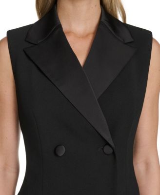 Women's Collared Blazer Short Sheath Jacket