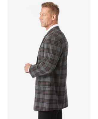 Big & Tall Ponte Stretch Knit Blazer