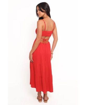 Women's Indra Midi Dress - Red
