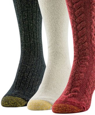 Women's 3-Pack Chunky Cable Crew Socks