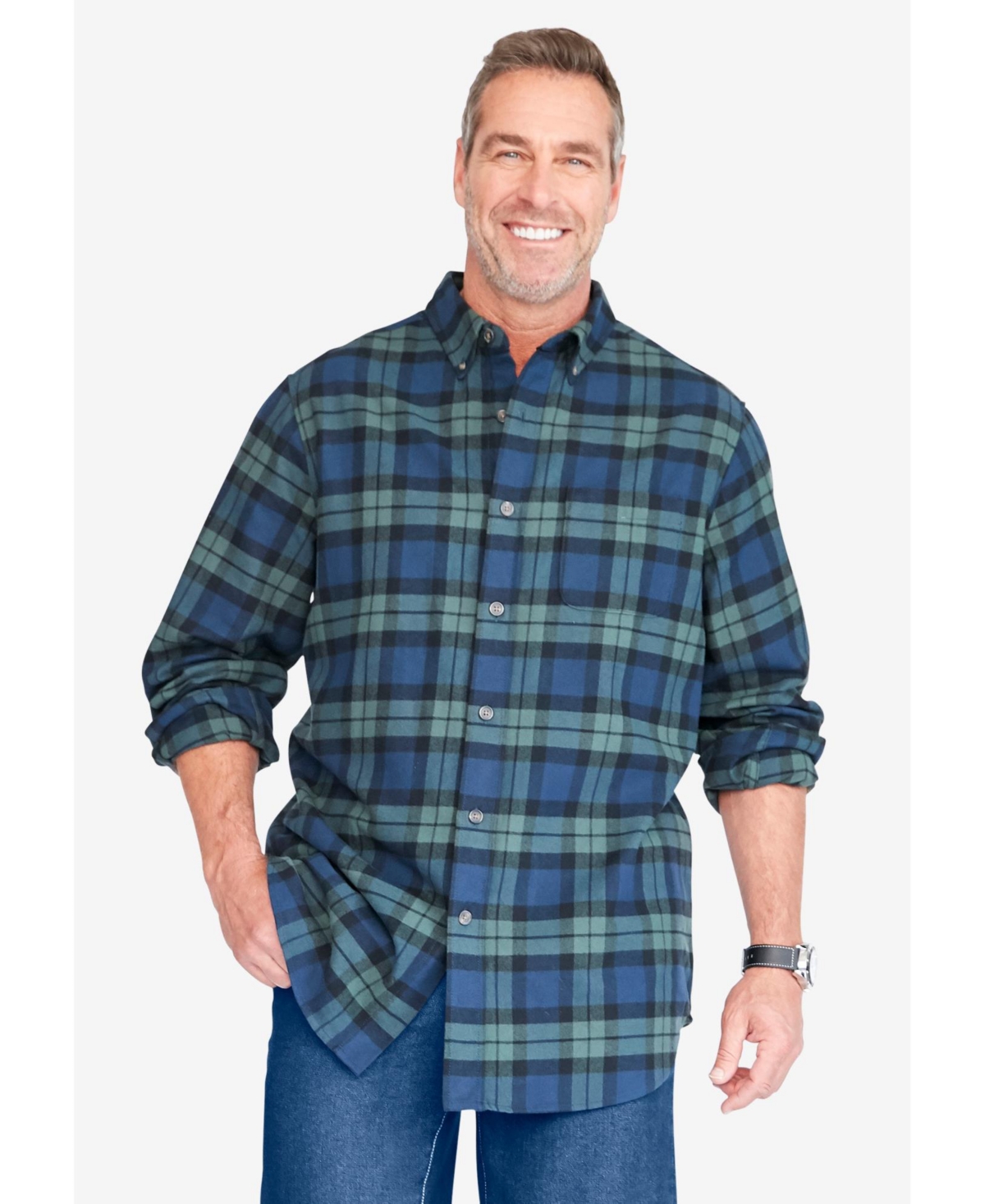 KingSize Big & Tall Liberty Blues by Flannel Shirt