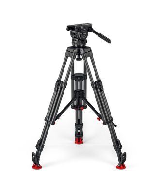 Cine 30 Fluid Head with EFP 2 CF 3-Section Carbon Fiber Tripod and Mid-Level Spreader