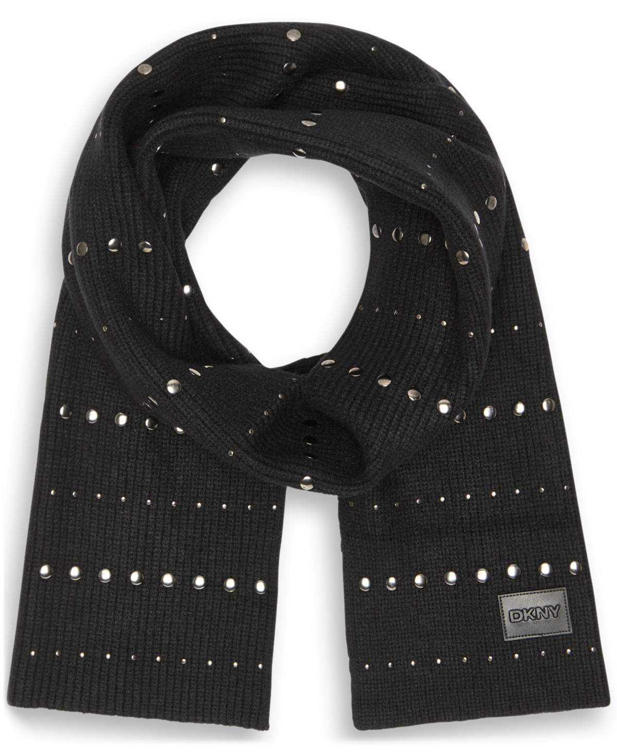 Dkny Women's 2-Piece Studded Beanie and Scarf Set