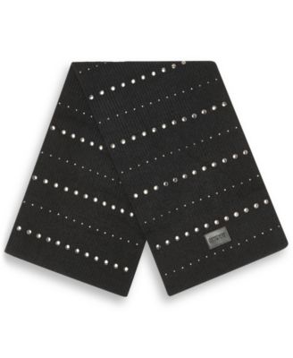 Women's 2-Piece Studded Beanie and Scarf Set