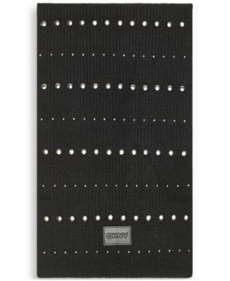 Women's 2-Piece Studded Beanie and Scarf Set