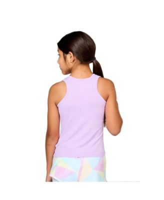 UV Racerback Girls Lavender Tennis Tank Top - Lavender / L