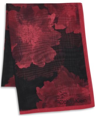 Women's Floral Pattern Holiday Wrap