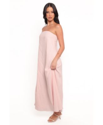Women's Bethany Strapless Midi Dress - Rosewater