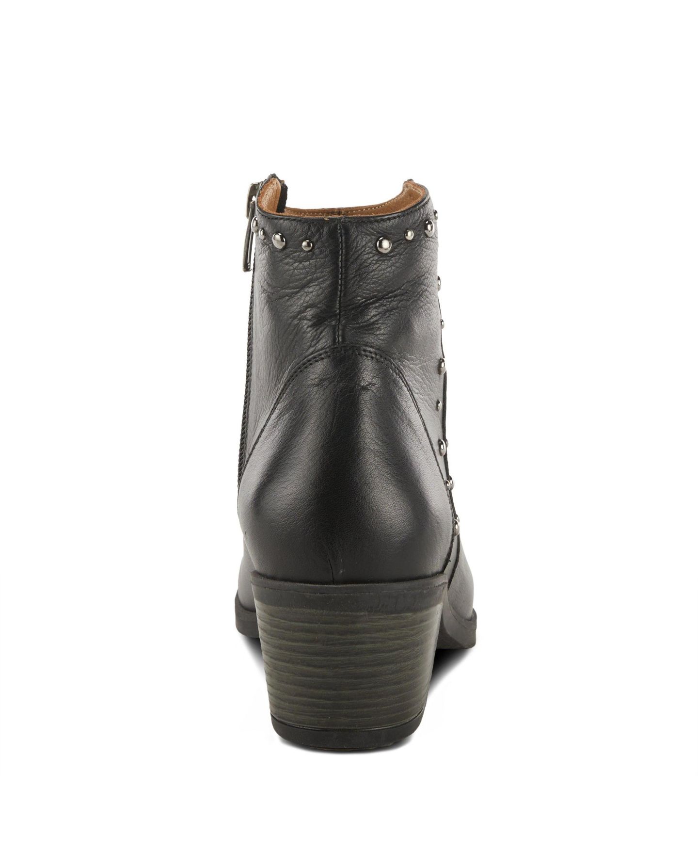 Женские ботинки Spring Step Wildwest Booties Leather with Upper, цвет: Чёрный — фото 4