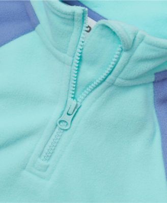 Girls Anyweather Fleece Quarter Zip Pullover